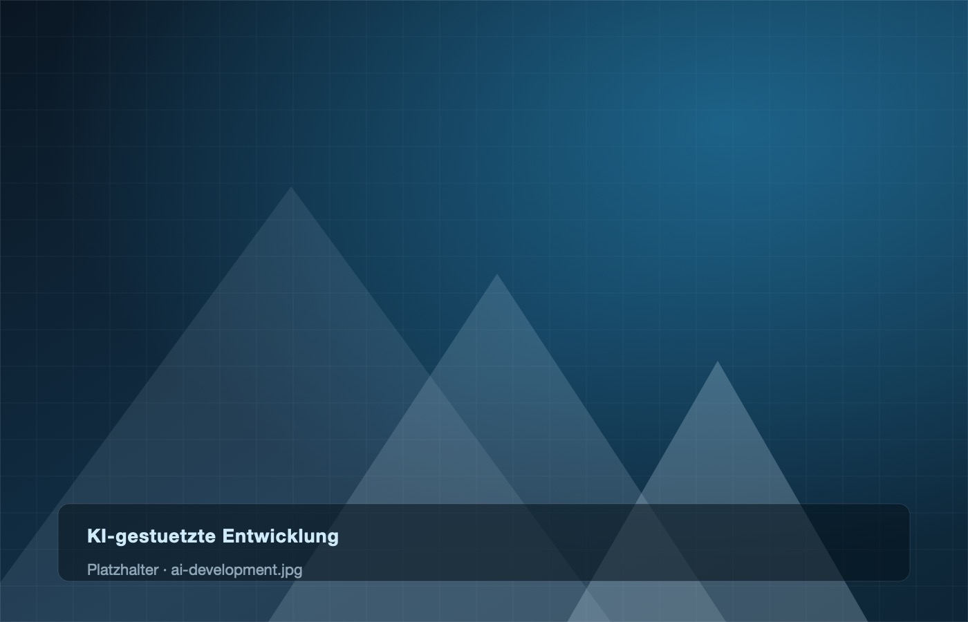 Platzhalterfläche zum Thema KI-gestützte Softwareentwicklung